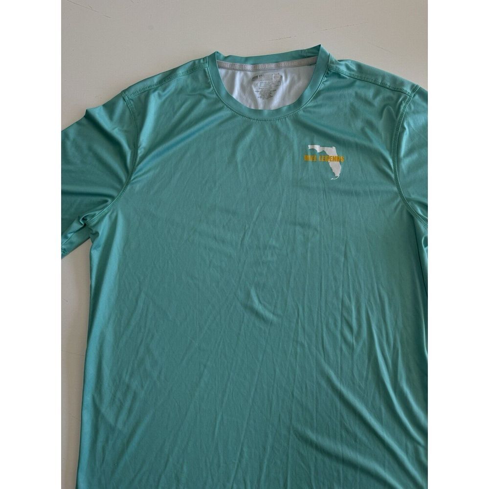 REEL LEGENDS Reel Tec T Shirt Size Medium Quick‎ Dry Sun Protect